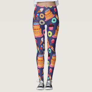 Legging Padrão Sugary Delights