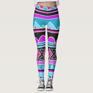 Legging Padrão Tribal Aztec