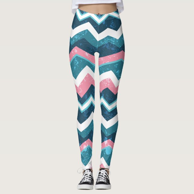 Legging Padrão tribal étnico, sem falhas (Frente)