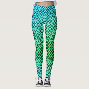 Legging Padrão uniforme circular moderno