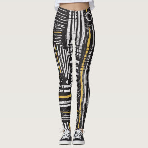Legging Padrão uniforme criativo de abstrato: design artís