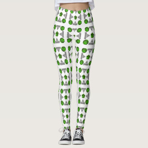 Legging Padrão Verde
