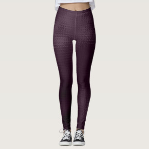 Legging Padrão Vinho de Amora