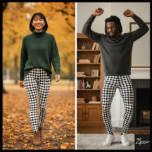 Padrão visual geométrico preto e branco