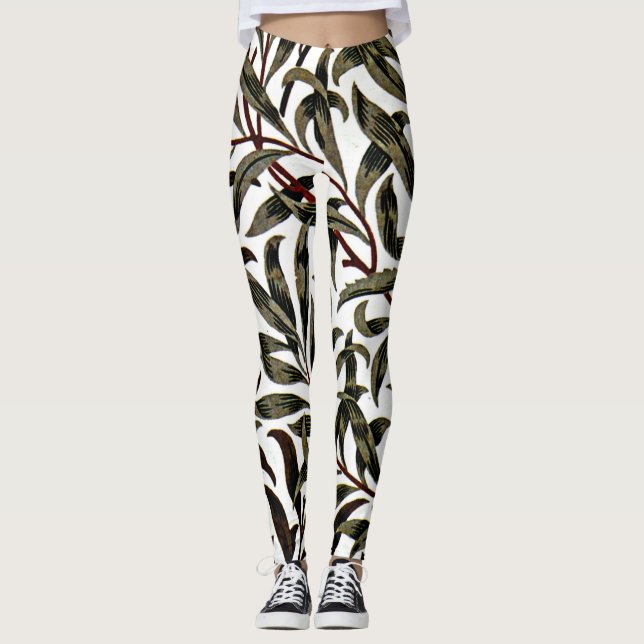 Legging Padrão William Morris, Willow Bough (Frente)