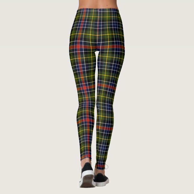 Legging Padrão Xadrez Clan Culloden Escocês (Verso)