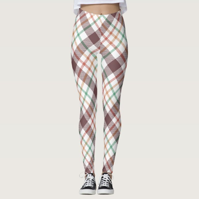 Legging Padrão Xadrez Clássico (Frente)