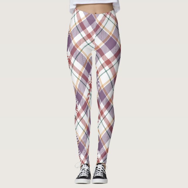Legging Padrão Xadrez Clássico (Frente)