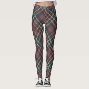 Legging Padrão Xadrez Clássico