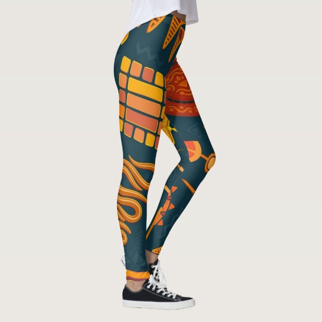 Legging Padrão | Zazzle_Growth. (Direita)