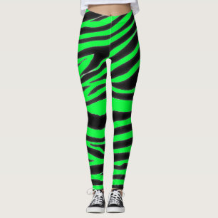 LEGGING PADRÃO ZEBRA PRETO
