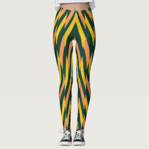 Legging Padrão ziguezague multicolor "Ratti_Creative_Arts
