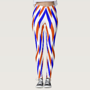 Legging Padrão ziguezague multicolor "Ratti_Creative_Arts