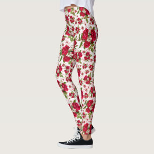 Legging Padrões aleatórios de fotografia de Buquê de Am