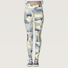 Legging Padrões da Camouflage de Lâmpadas dos Edifícios da