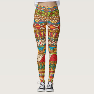Legging Padrões de colheita africanos