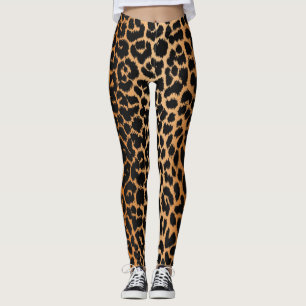 Legging Padrões de impressão de animais de Trendy Leopard