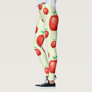 Legging Padrões de Maçãs Elegantes Informações gerais