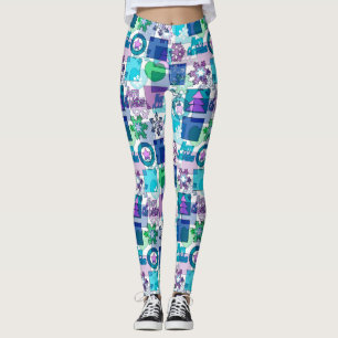 Legging Padrões de Natal