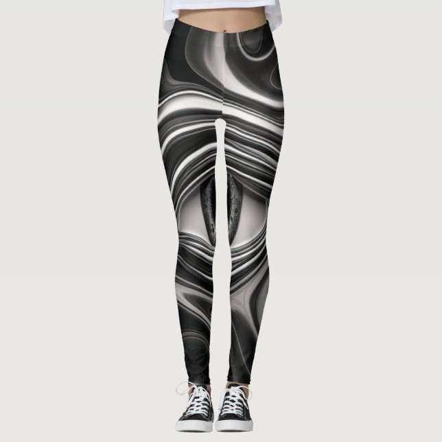 LEGGING "PADRÕES DINÂMICOS MOIRÉ" (Frente)