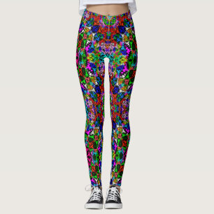 Legging Padrões geométricos coloridos
