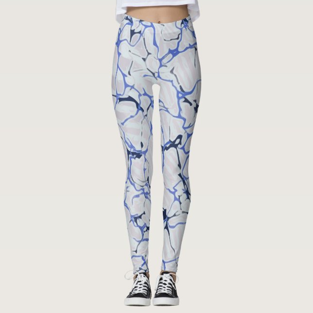 Legging Padrões marmoreados - 1Leggings (Frente)