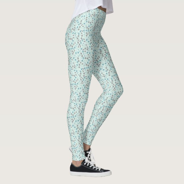 Legging Padrões para o Aqua e a Cinza (Direita)