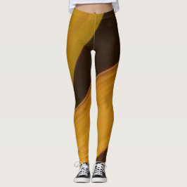 Legging Padrões pretos e amarelosPernas