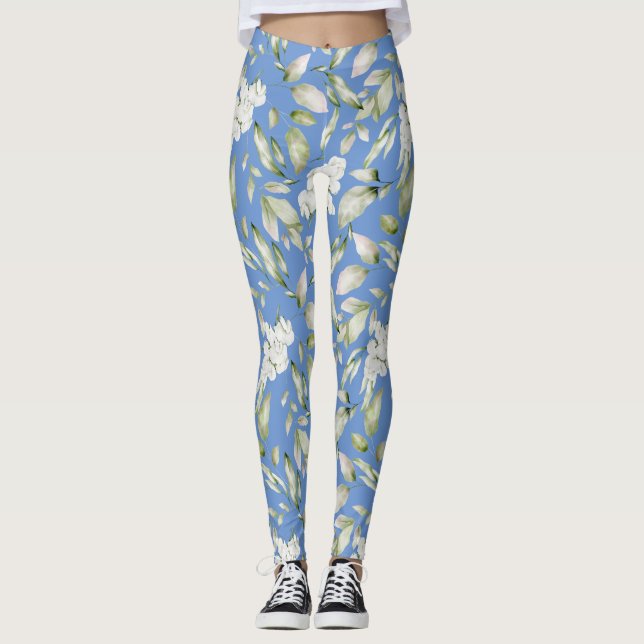 Legging Padrões sem costura de jardim (Frente)