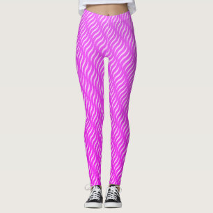 Legging Padrões sem costura de Linhas Maçãs Mágicas ondula