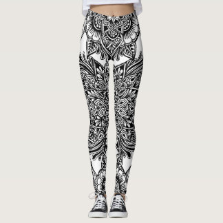 Legging Págiana inteira Freehand B&W