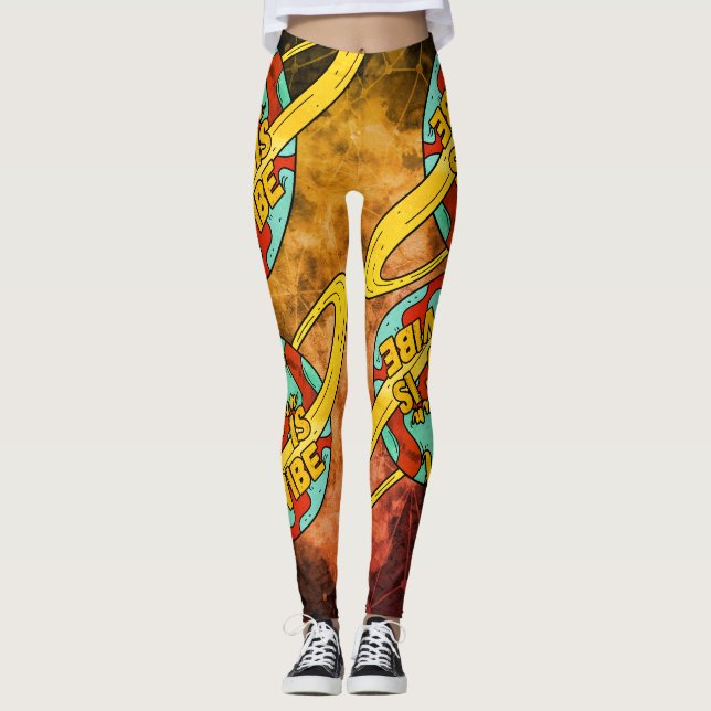 Legging Pai, vibração (Frente)