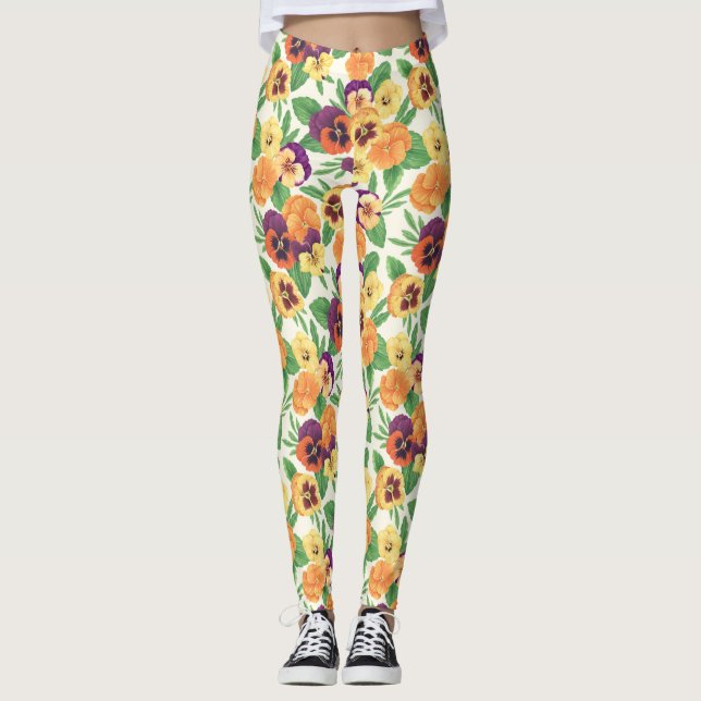 Legging Painéis em branco desligado (Frente)