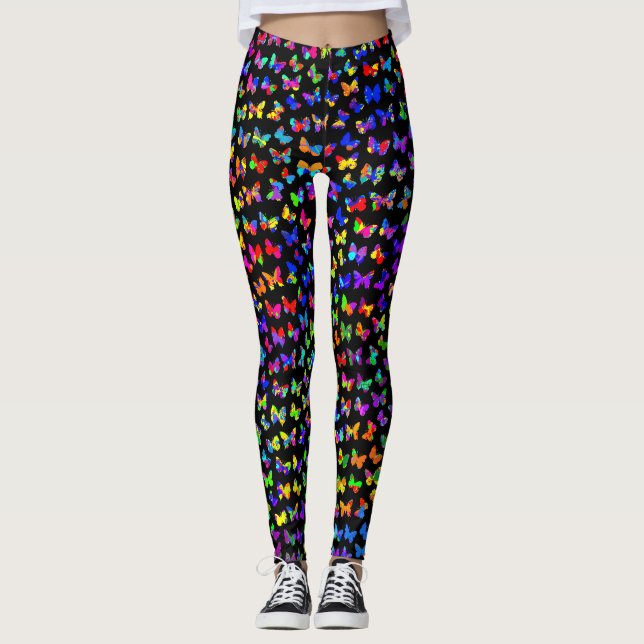 Legging Paint Splatter Butterflies (Frente)