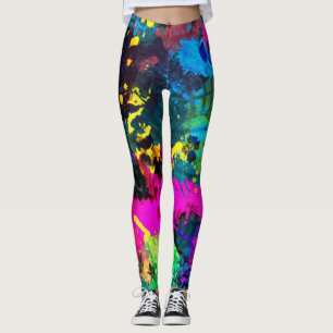 Legging Paint Splatter colorido