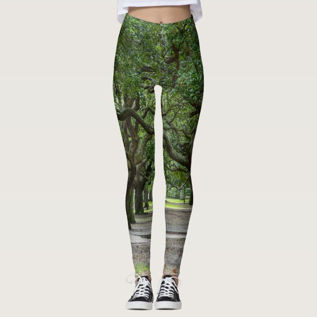 Legging Painterly dos Jardins de White Point (Frente)