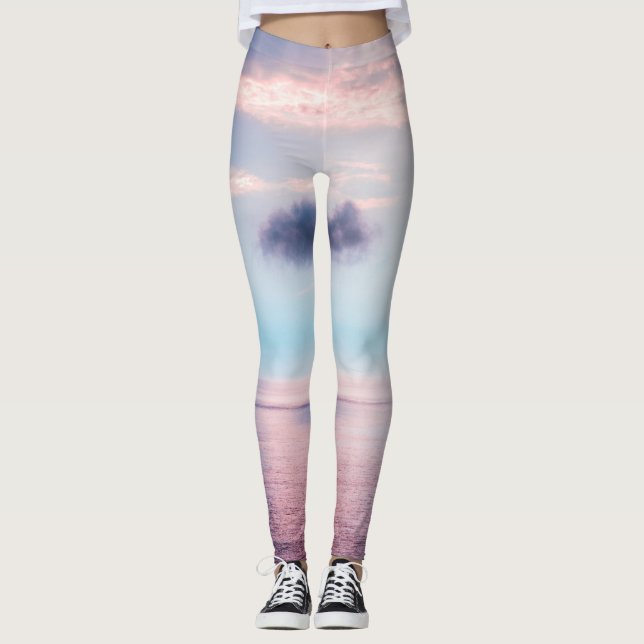 Legging Paisagem Colorida (Frente)