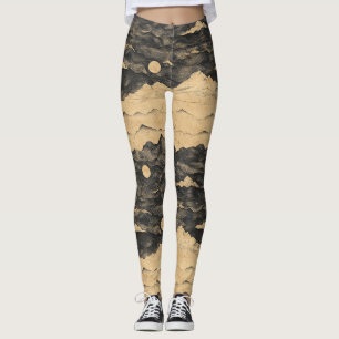 Legging Paisagem de Nuvens de Montanha Vintage (7)