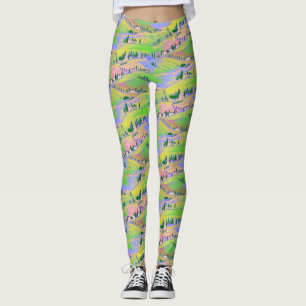 Legging Paisagem italiana