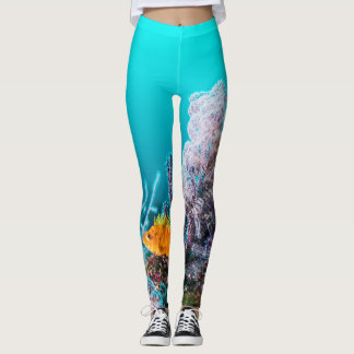 Legging paisagem marinha