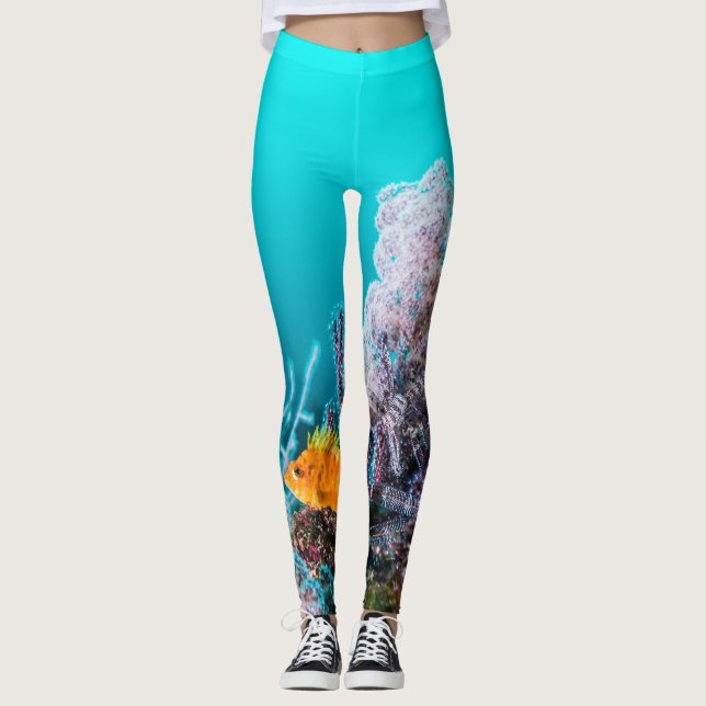 Legging paisagem marinha (Frente)
