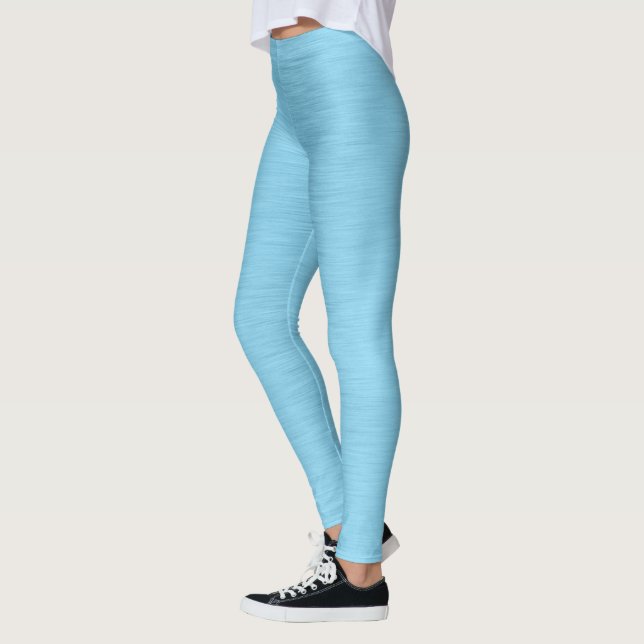 Legging Paisagem metálica azul-turquesa Pastel (Esquerda)