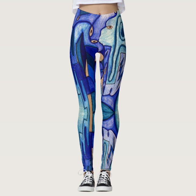 Legging Paisagem urbana (Frente)