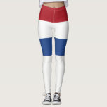 Legging Países Baixos<br><div class="desc">Bandeira dos Países Baixos: Red White Blue Stripes</div>
