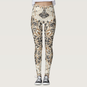 Legging Paisley Bandana Impressão Design de Seda