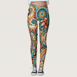 Legging Paisley chic