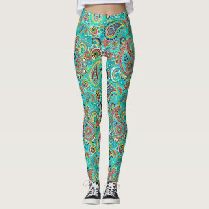 Legging Paisley Moderno Colorida