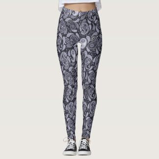 Legging Paisley Roxo