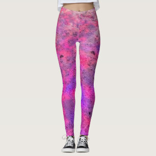 Legging Paixão por Padrões cor-de-rosa