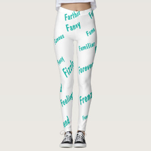 Legging Palavras F aleatórias